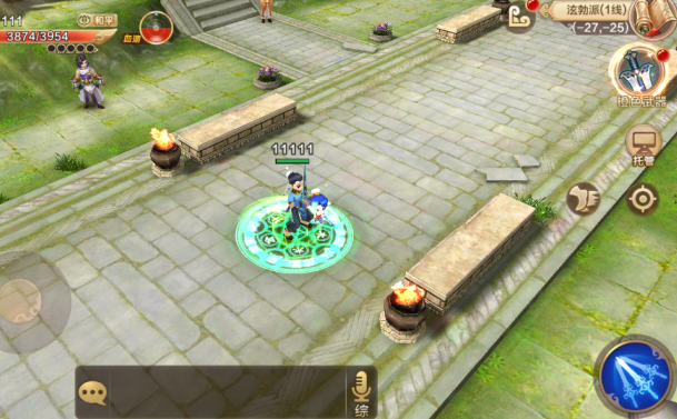 引导玩家成为成员后就能够在帮派的征讨堂收取帮派使命